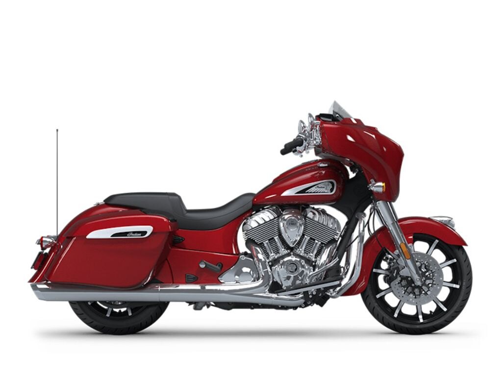 2025 Indian Motorcycle Chieftain Limited with Powerband Audio Package Sunset Red Metallic