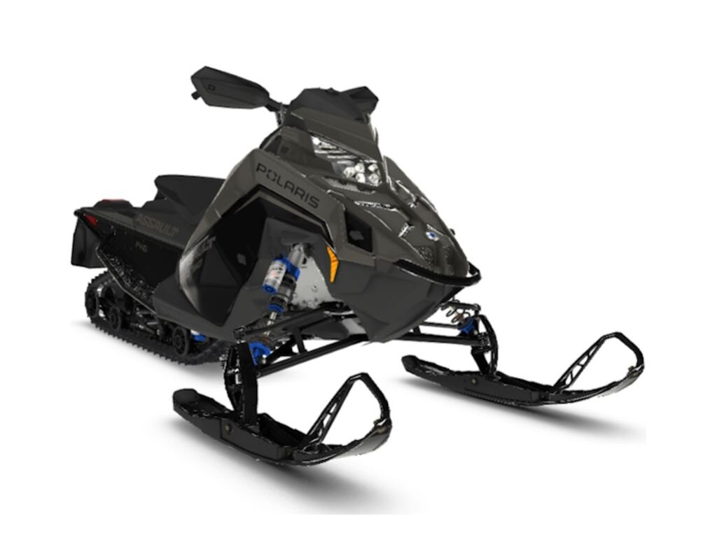 2025 Polaris 650 Switchback Assault 146 Shadow Gray / Gloss Black