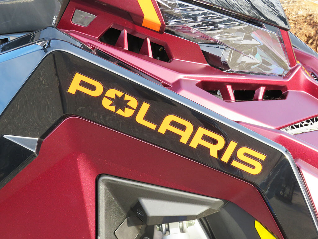 2025 Polaris Patriot 9R Switchback Assault 146 Matte Dark Cherry / Gloss Black