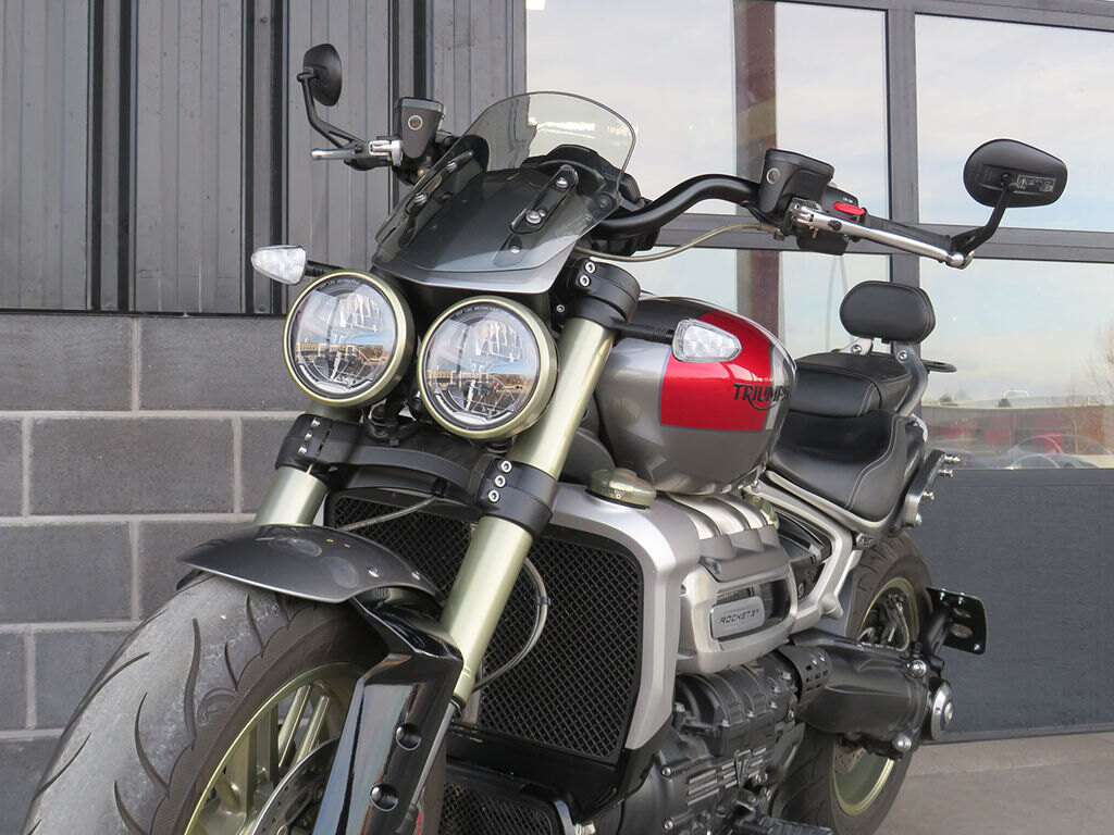 2022 Triumph Rocket 3 R Silver Ice Cranberry Red