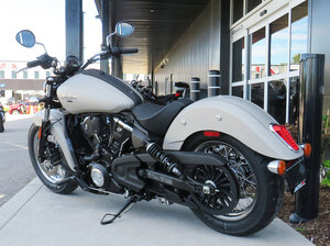 2025 Indian Motorcycle Scout Classic Limited Silver Quartz Smoke
