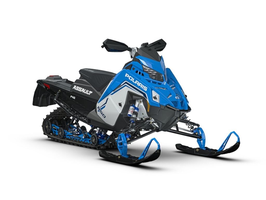 2027 Polaris 850 Switchback Assault 146 - Race IFS White Lightning / Velocity Blue
