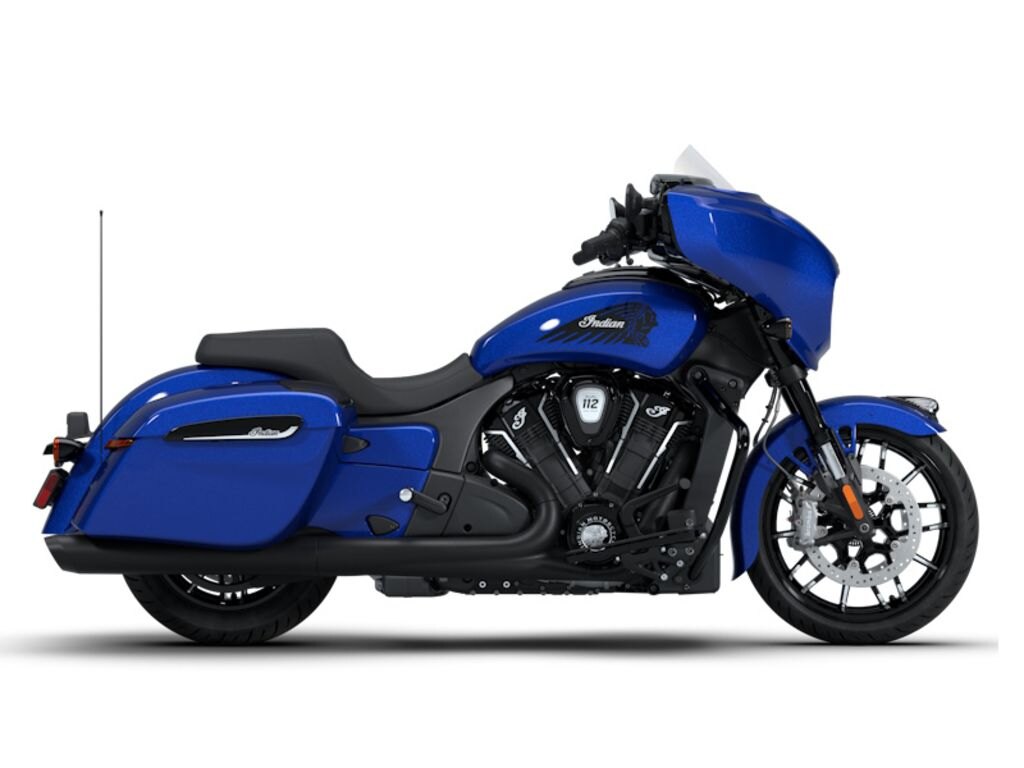 2026 Indian Motorcycle Chieftain PowerPlus Dark Horse 112 w/PowerBand Deep Blue Metallic