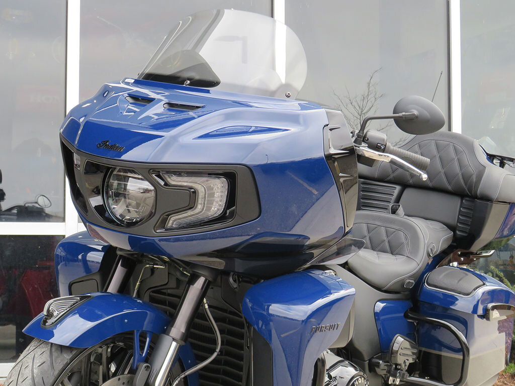 2024 Indian Motorcycle Pursuit Dark Horse with PowerBand Audio Package Springfield Blue
