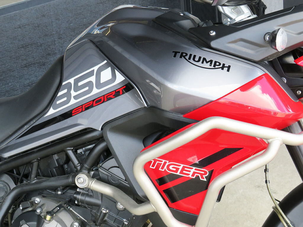 2021 Triumph Tiger 850 Sport Graphite Diablo Red