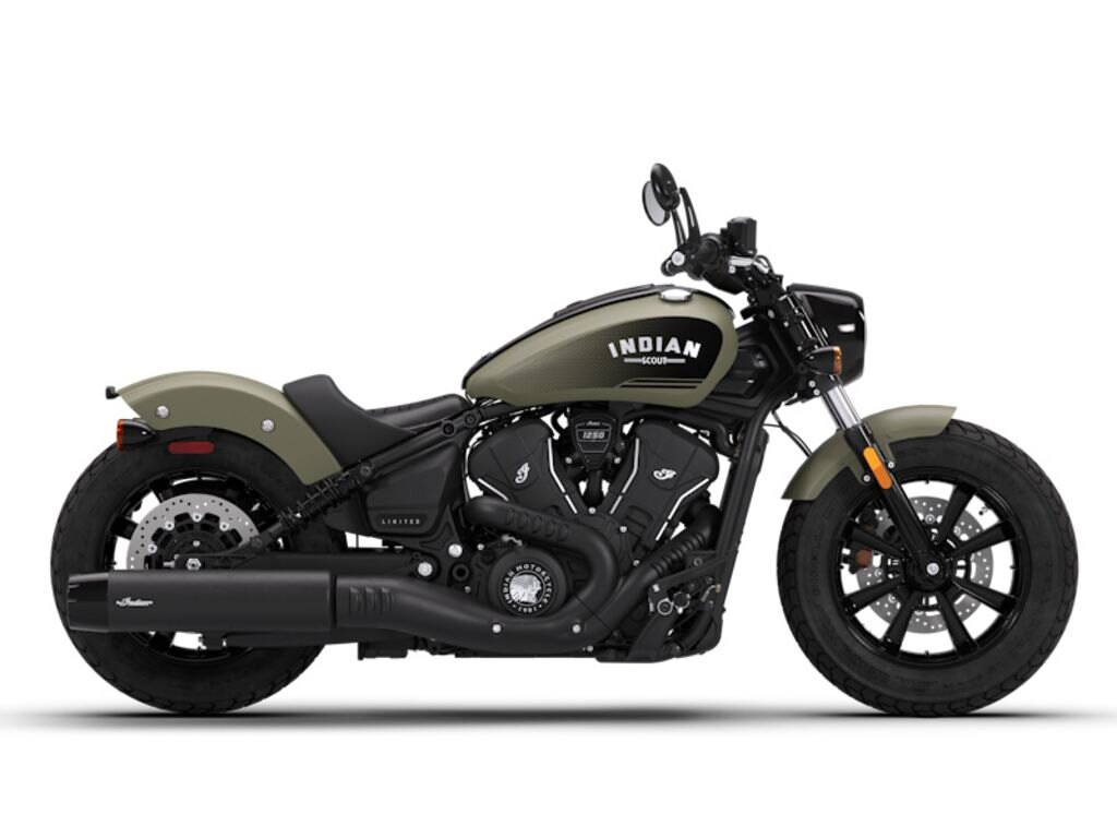2026 Indian Motorcycle Scout Bobber Limited Tech Moss Green Smoke
