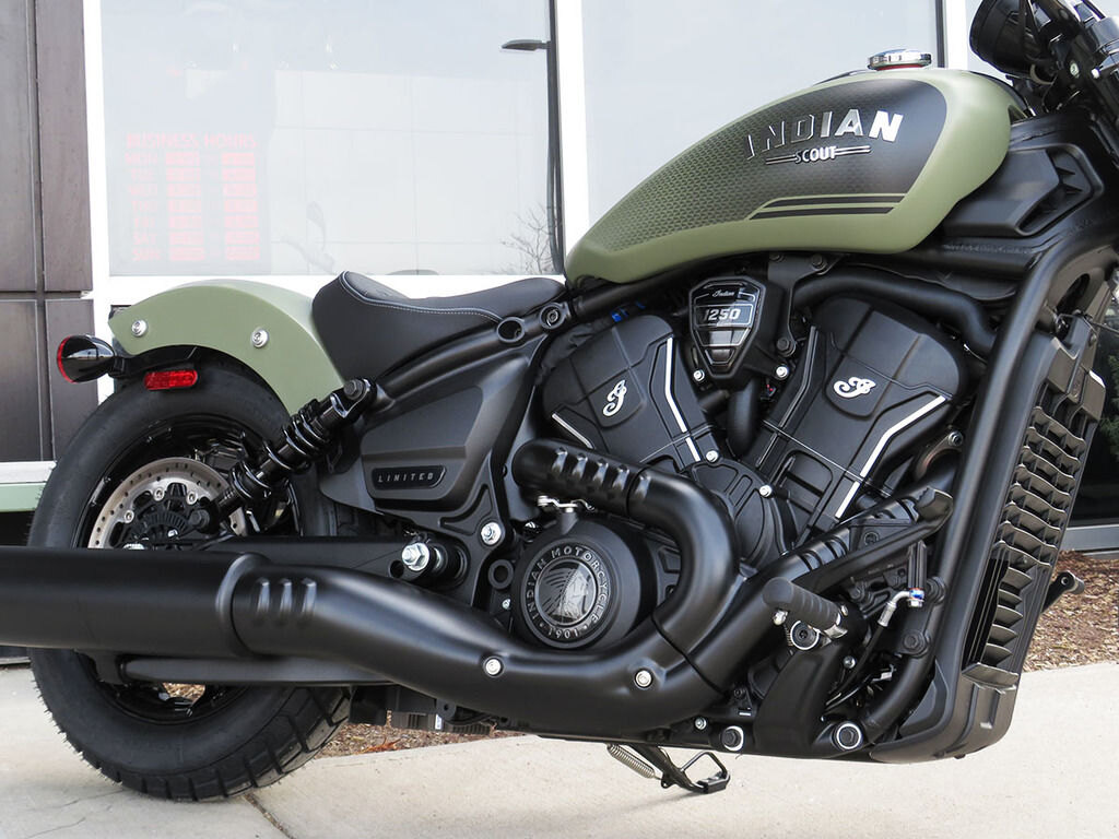 2026 Indian Motorcycle Scout Bobber Limited Tech Moss Green Smoke