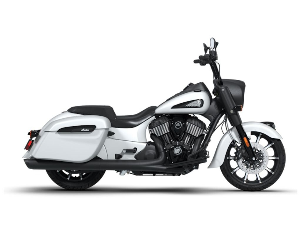 2026 Indian Motorcycle Springfield Dark Horse Ghost White Metallic Smoke
