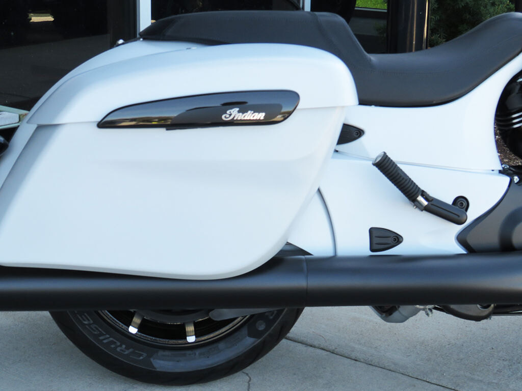 2026 Indian Motorcycle Springfield Dark Horse Ghost White Metallic Smoke
