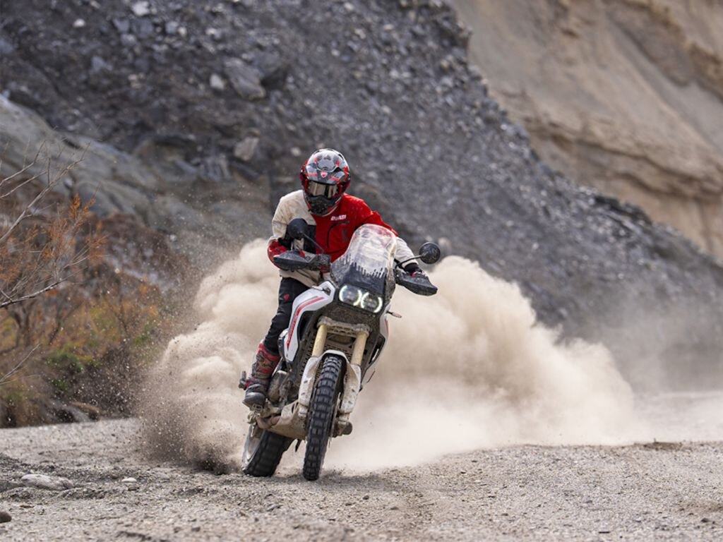 2027 Ducati DesertX V2 Matt Star White Silk livery