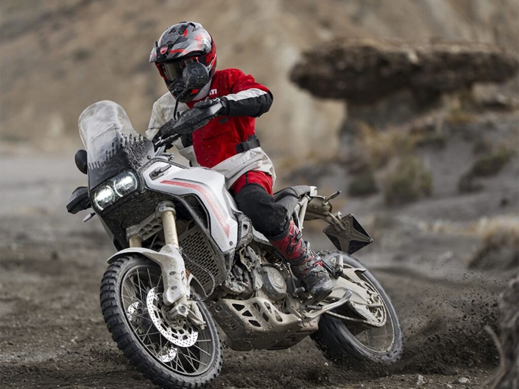 2027 Ducati DesertX V2 Matt Star White Silk livery