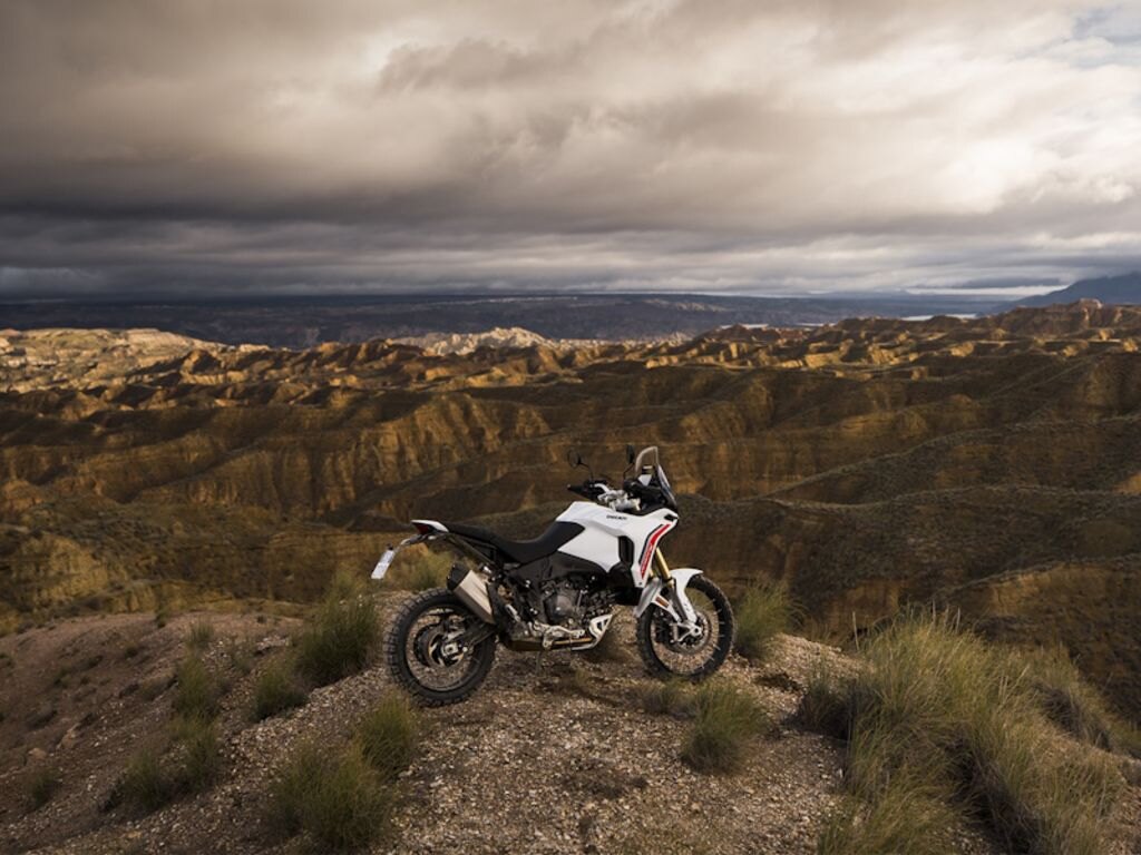 2027 Ducati DesertX V2 Matt Star White Silk livery