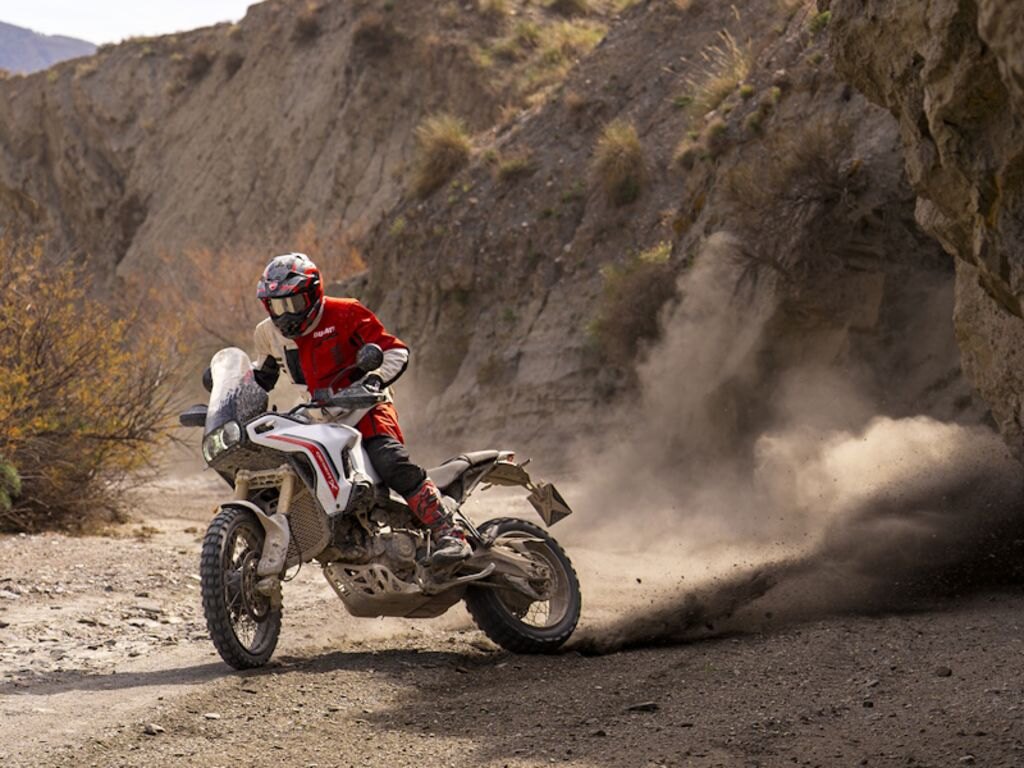 2027 Ducati DesertX V2 Matt Star White Silk livery