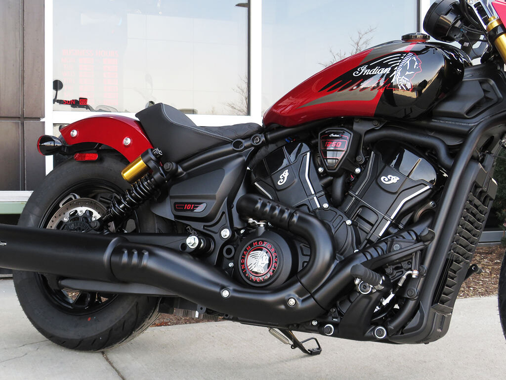 2026 Indian Motorcycle 101 Scout Sunset Red Metallic