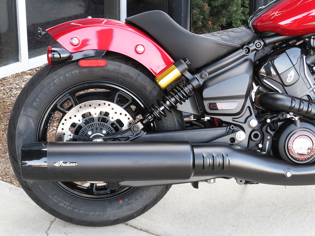 2026 Indian Motorcycle 101 Scout Sunset Red Metallic
