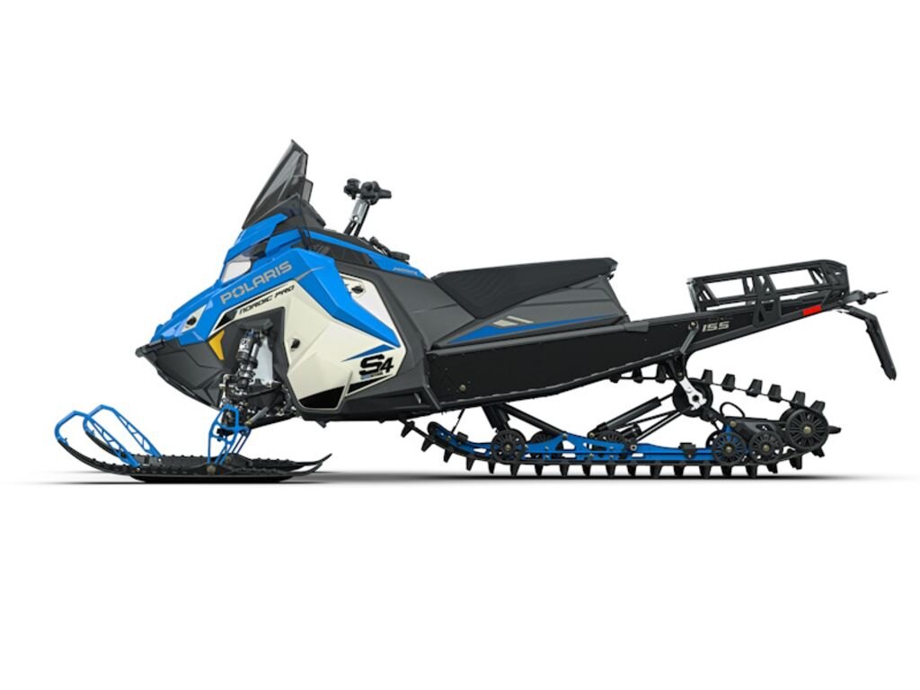 2027 Polaris ProStar S4 Voyageur Nordic Pro Matte Silver Quartz / Velocity Blue / Gloss