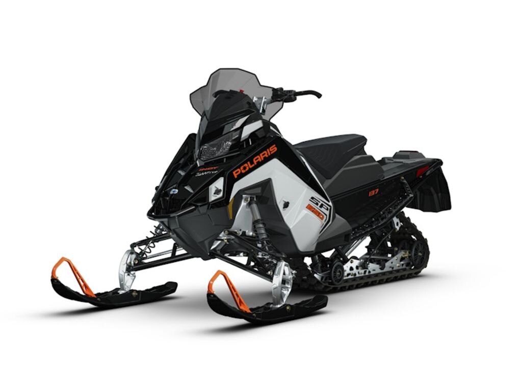 2027 Polaris 650 INDY SP 137 White Lightning / Gloss Black / Orange Burst