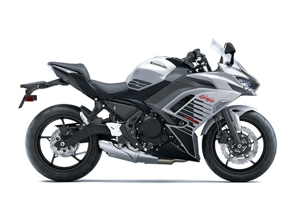 2026 Kawasaki Ninja 650 Metallic Matte Whitish Silver