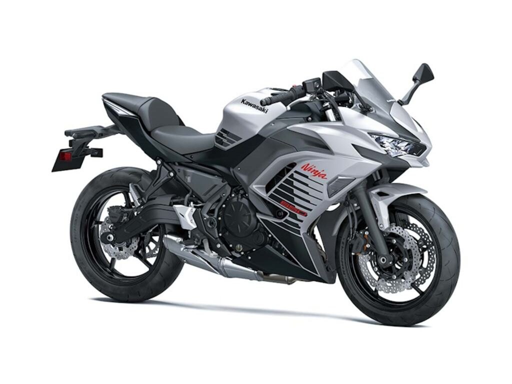 2026 Kawasaki Ninja 650 Metallic Matte Whitish Silver