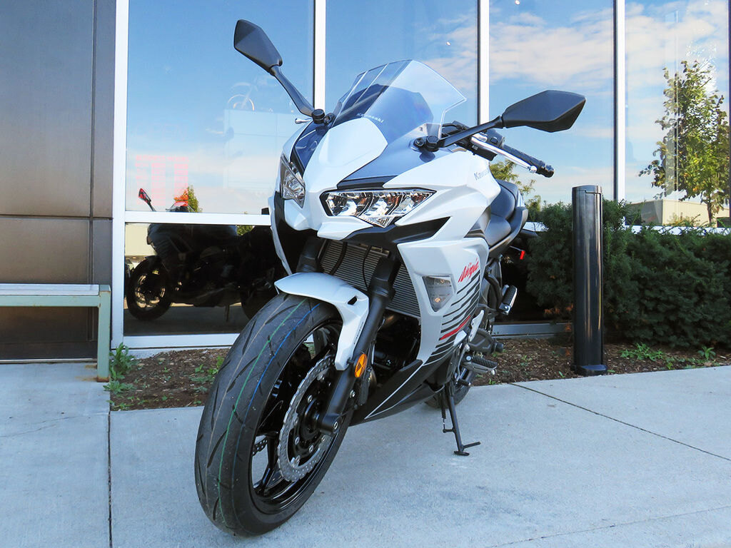 2026 Kawasaki Ninja 650 Metallic Matte Whitish Silver