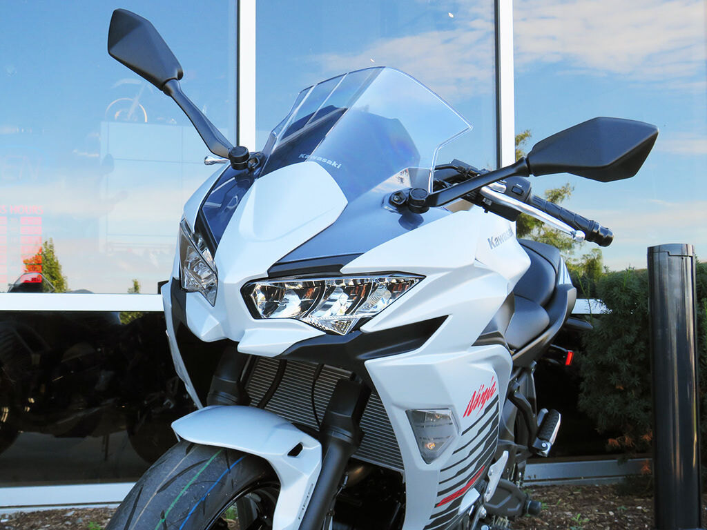 2026 Kawasaki Ninja 650 Metallic Matte Whitish Silver
