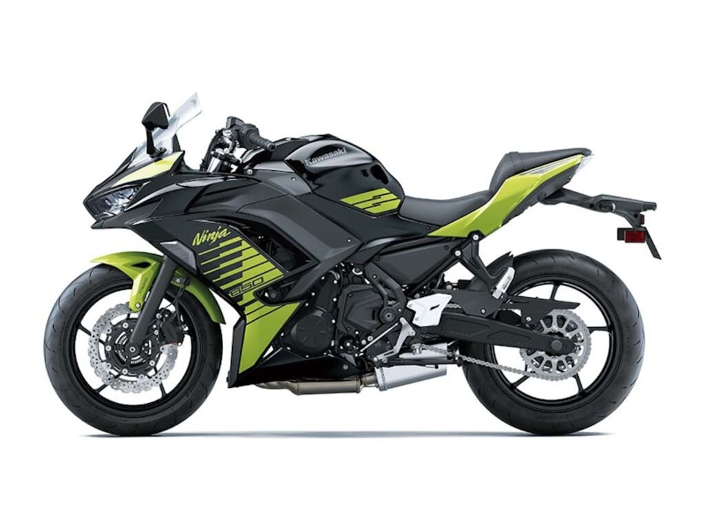 2026 Kawasaki Ninja 650 Metallic Yellowish Green