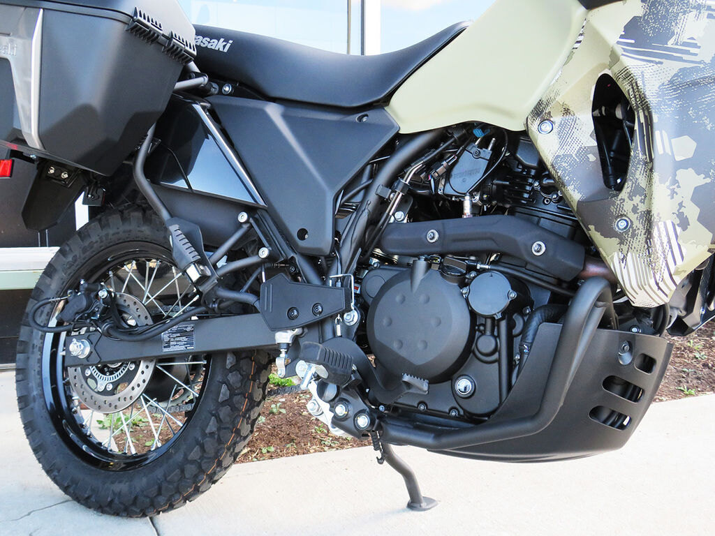 2026 Kawasaki KLR650 Adventure Cypher Camo Beige