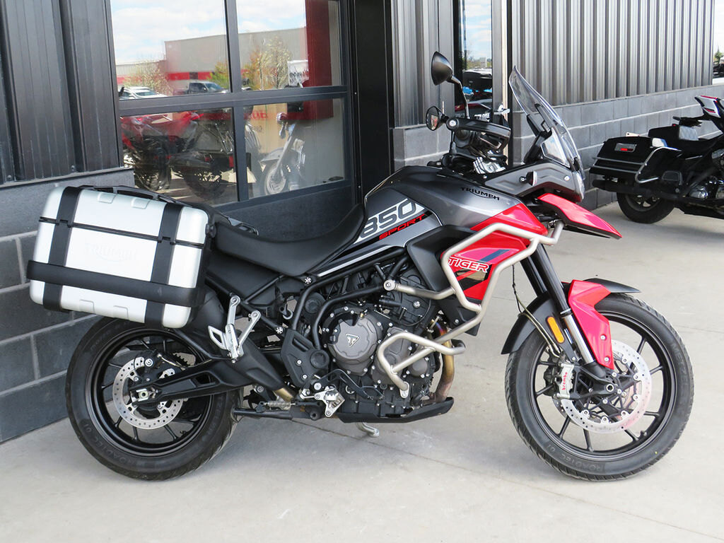2021 Triumph Tiger 850 Sport Graphite Diablo Red