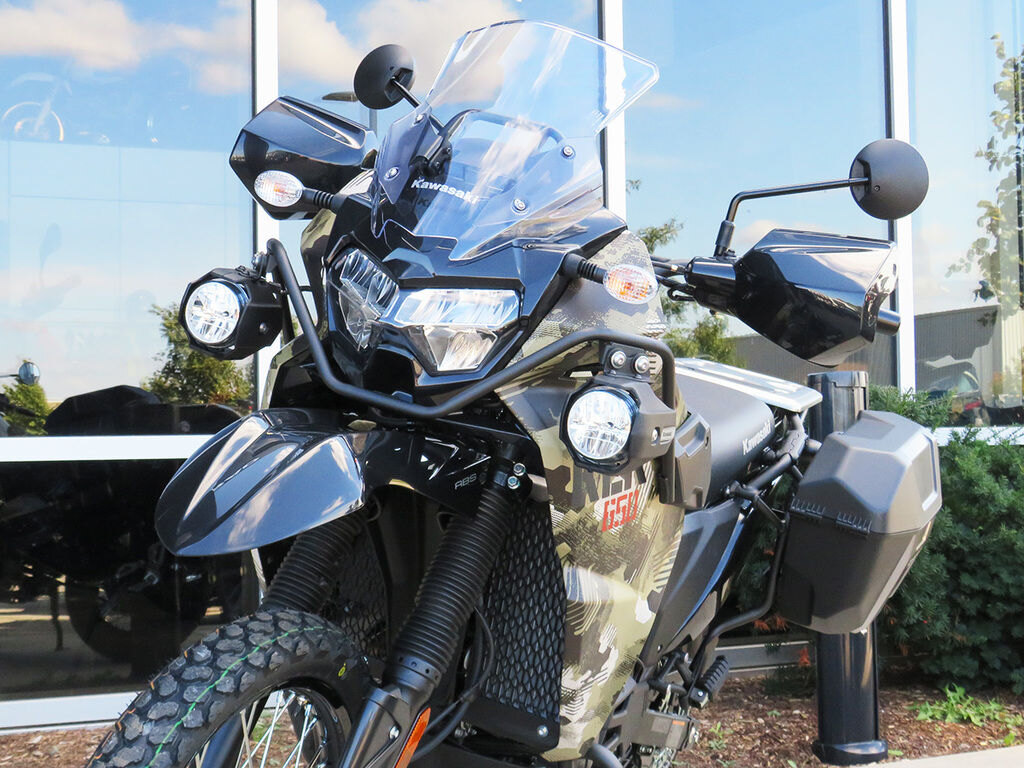 2026 Kawasaki KLR650 Adventure Cypher Camo Beige