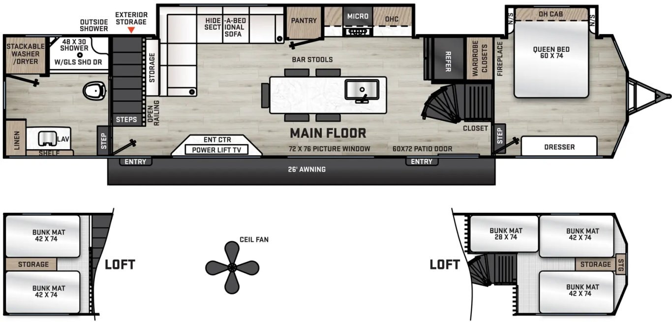 2025 Coachmen Catalina Destination Series 42CONDO