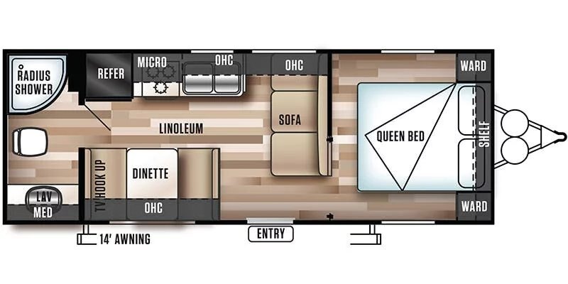 2019 FOREST RIVER CRUISER LITE 241QBXL