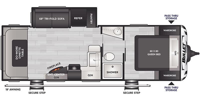 2025 KEYSTONE BULLET CROSSFIRE 2530RD