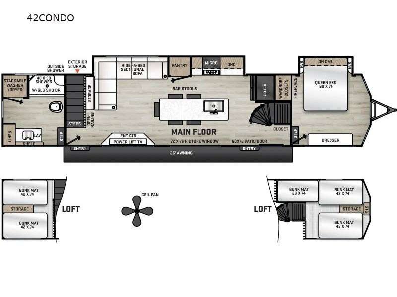 2025 Coachmen Catalina Destination Series 42CONDO