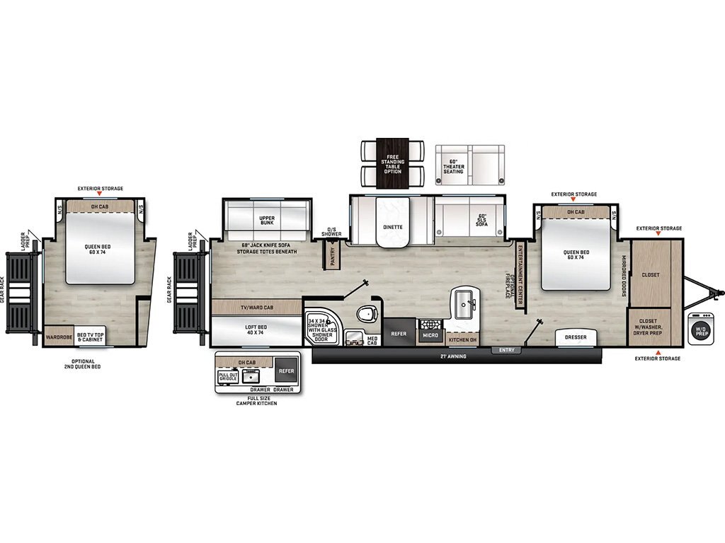 2025 Coachmen Catalina Legacy Edition 343BHTS