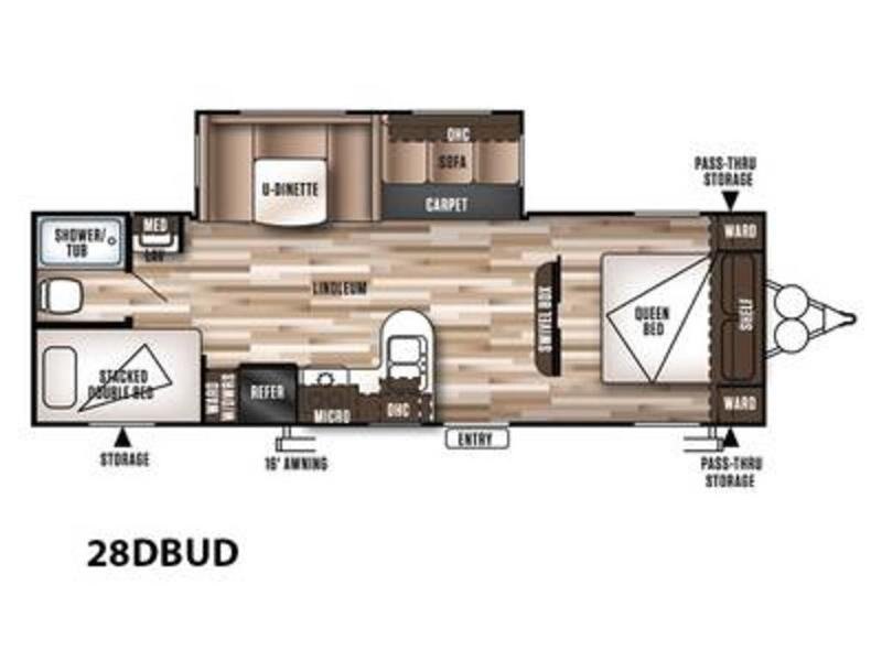 2018 Forest River Wildwood 28DBUD