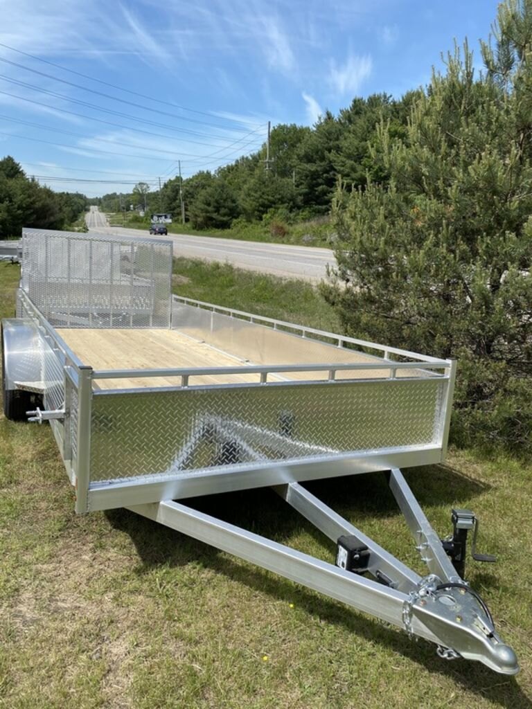 2023 All Aluminum Enbeck 7 x 18' Tandem 17 sides