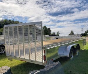 2026 All Aluminum Enbeck 7 x 18' Tandem 17 sides