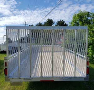 2026 All Aluminum Enbeck 7 x 18' Tandem 17 sides