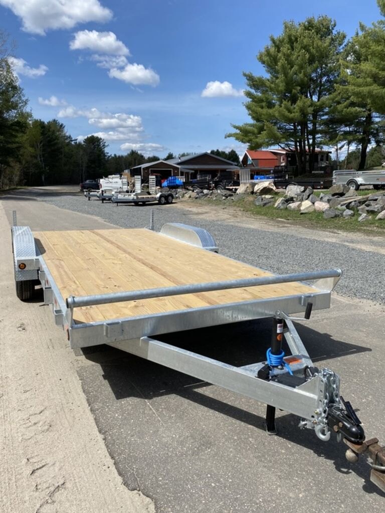 Aluminum 6x12 byfold Single Axle Utility Trailer