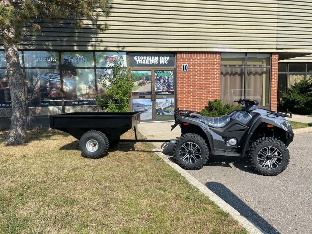Aluminum 7x16 2 place Hybrid Snowmobile/ 2 ATV Trailer