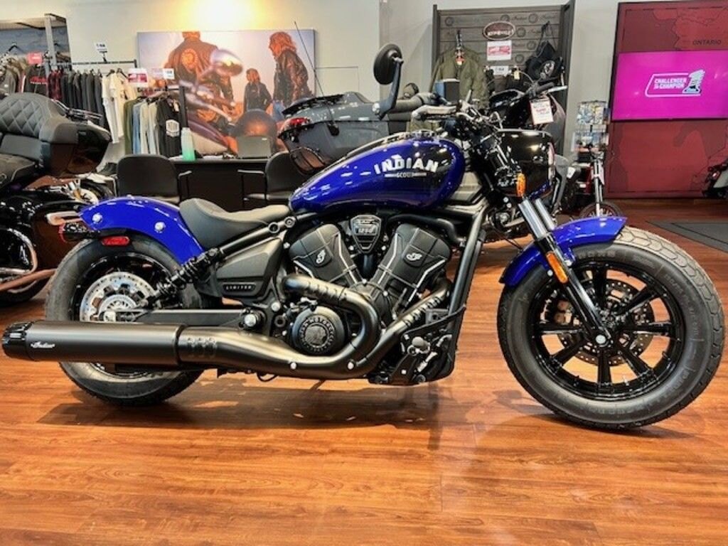 2025 Indian Motorcycle Scout Bobber Limited +Tech Spirit Blue Metallic