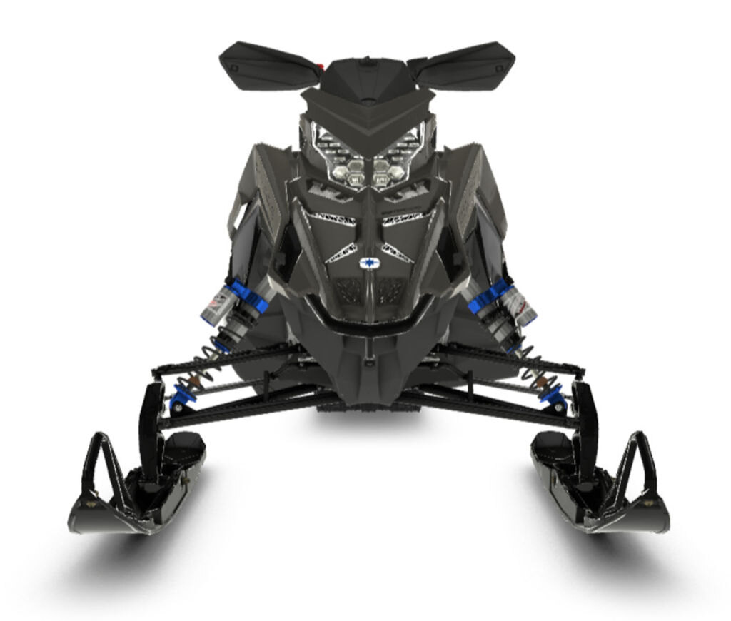 2025 Polaris 850 Switchback Assault 146 Shadow Gray / Gloss Black