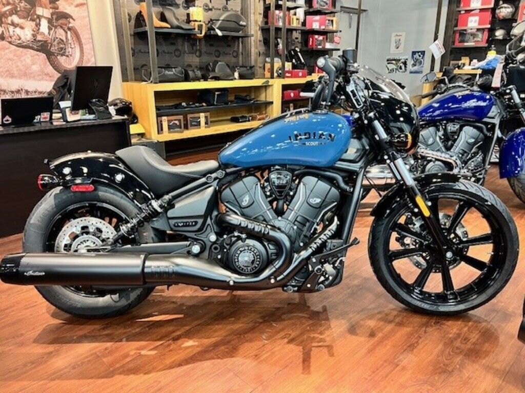 2025 Indian Motorcycle Sport Scout Limited Tech Storm Blue