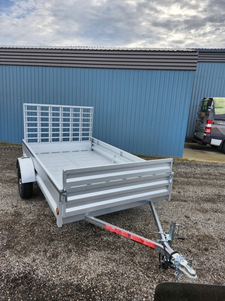 Aluminum 7x14Vee 7FT INT Tandem Enclosed Trailer