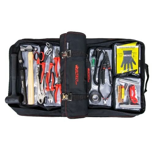 BoxoUSA Off Road Tool Bag with Tool Roll