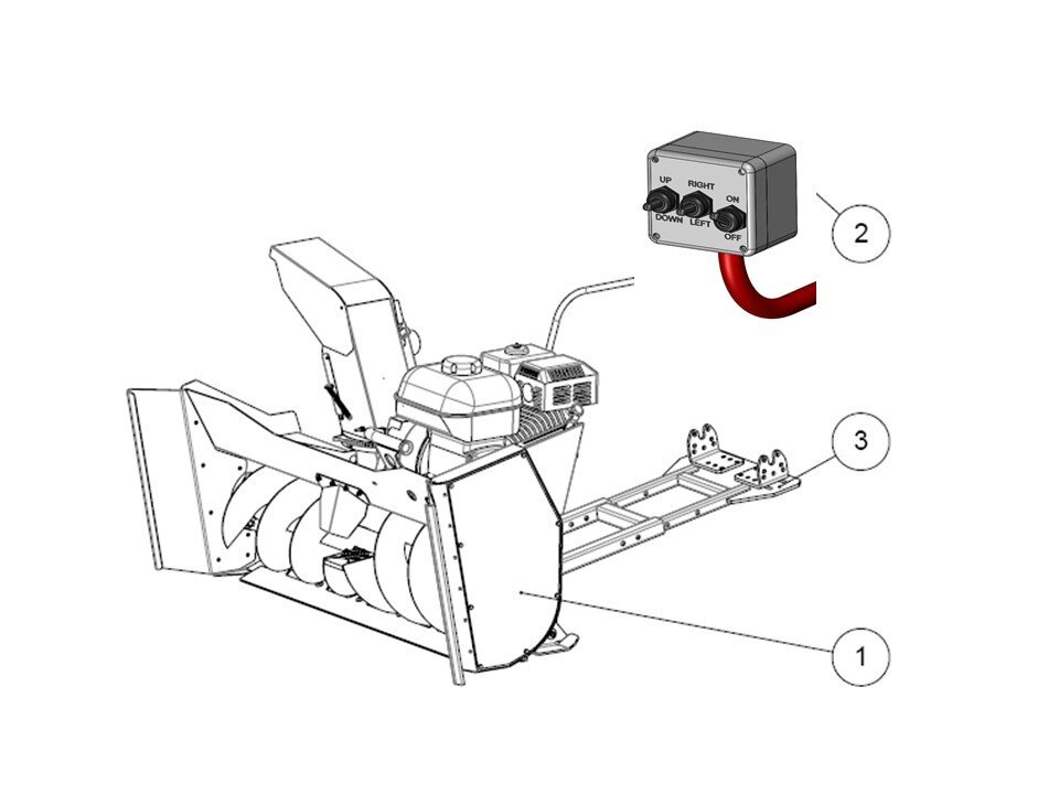 RAMMY Snowblower 140 ATV