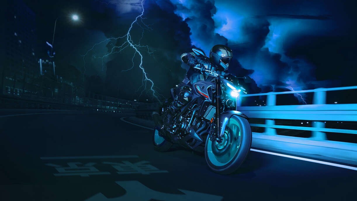 2023 Yamaha MT 03 Cyan Storm
