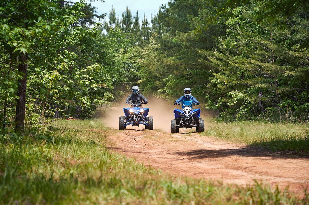 2023 Yamaha RAPTOR 90 Team Yamaha Blue