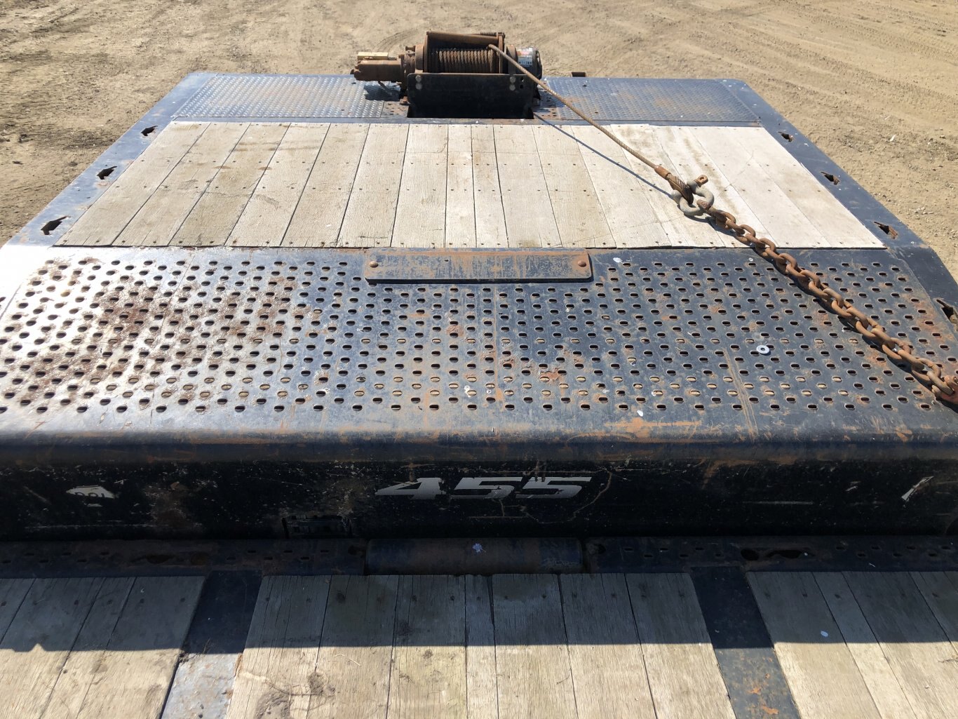 Landoll 455 Tridem Hyd Traveling Axle Lowboy