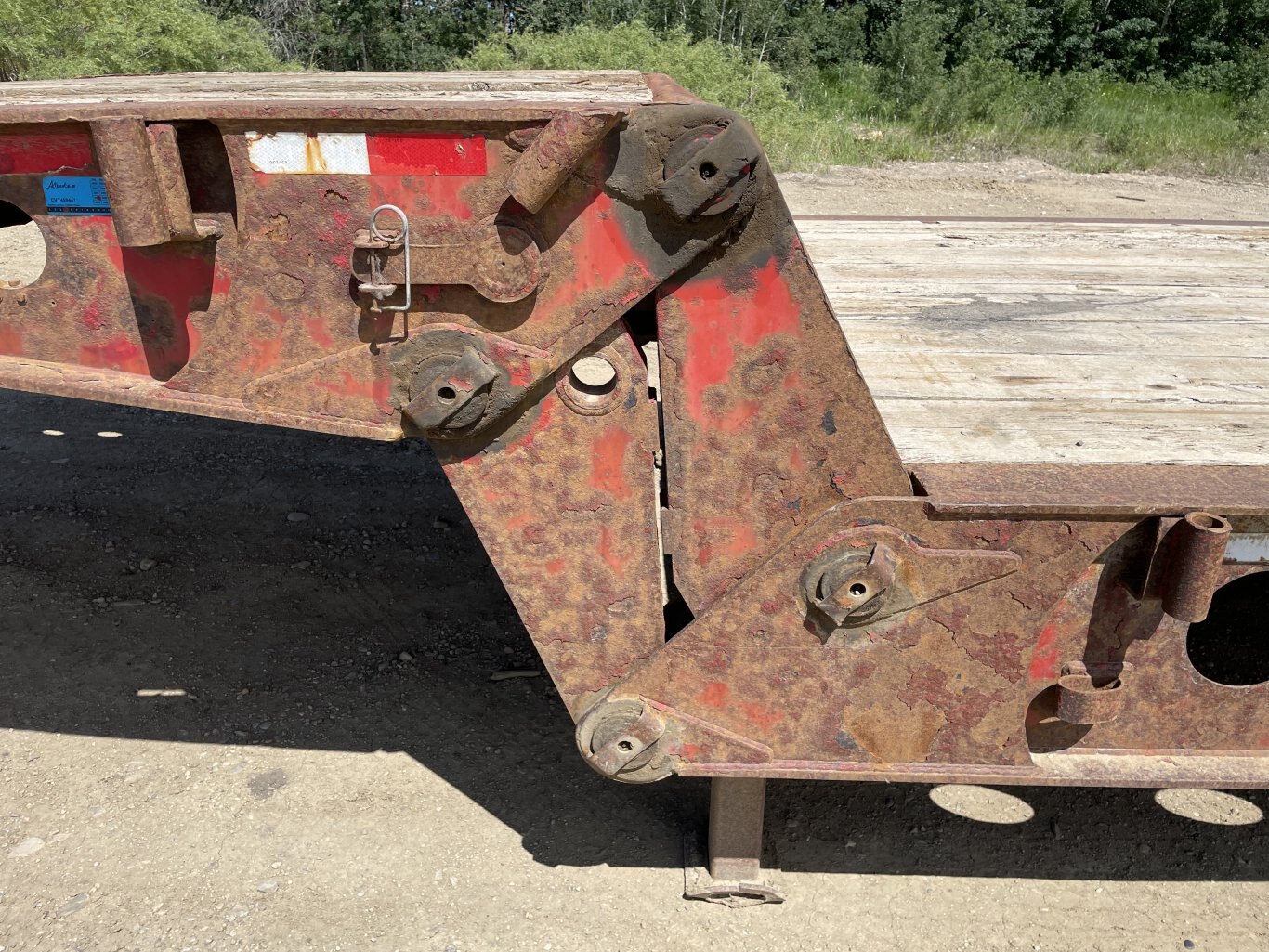 2002 Altek Tridem Scissorneck Lowboy Trailer